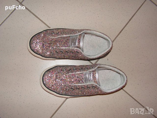 Намалени! Обувки/ кецове Next размер 35,5 блестящи