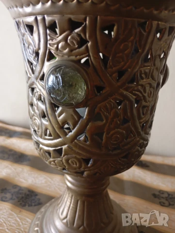 Стара настолна лампа, снимка 2 - Настолни лампи - 50933290