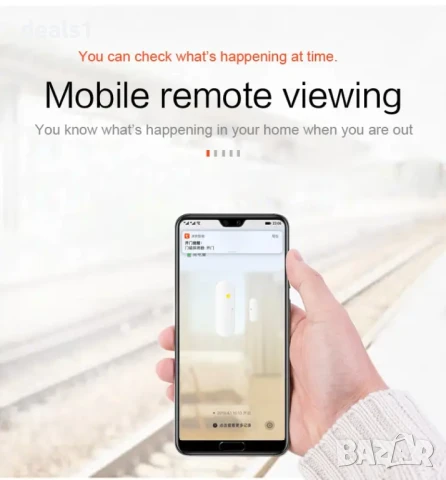 Tuya Смарт WiFi Сензор за врати и прозорци Известия в реално време Smart Life APP Съвместим с Alexa , снимка 8 - Друга електроника - 51016914
