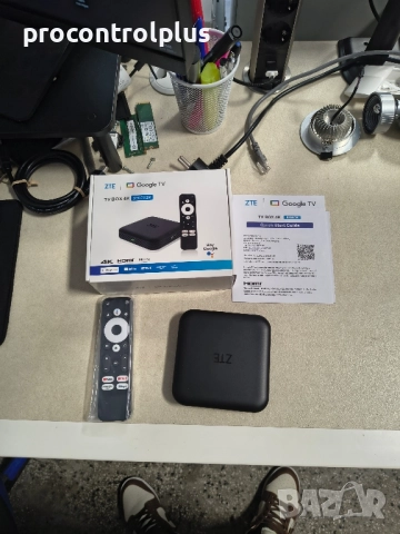 Продавам Box Zte ZXV10 2GB RAM 32GB 4K Google TV