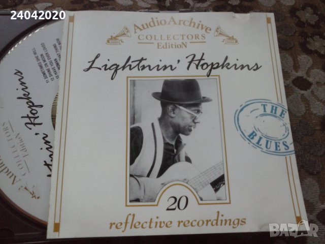 Lightnin' Hopkins – 20 Reflective Recordings оригинален диск, снимка 1 - CD дискове - 43833571
