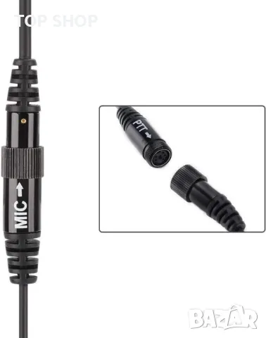 Слушалки и микрофон за мотоциклетна каска с К конектор, снимка 4 - Аксесоари и консумативи - 48928506