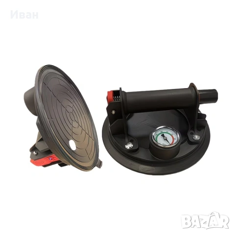 Вакуумна вендуза с манометър до 200кг, снимка 2 - Други инструменти - 49058159