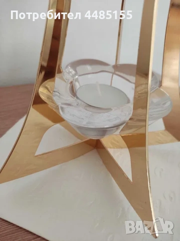 Коледен свещник Holmegaard 2008 г., снимка 5 - Други ценни предмети - 53062738