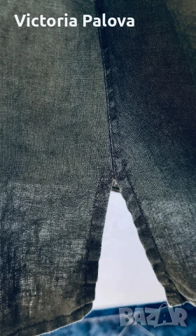 Голяма ленена риза ULLA POPKEN , снимка 9 - Ризи - 50854498