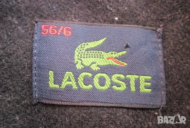 Lacoste черно вълнено яке размер 56/6., снимка 3 - Якета - 50413628