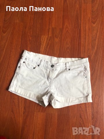 Дамски бели пантолни, снимка 1 - Къси панталони и бермуди - 33339521