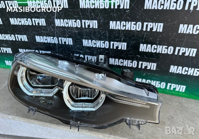 Фарове BMW LED фар Shadow Black Line за Бмв Ф30 фейс Bmw 3 F30 F31 LCI, снимка 5 - Части - 49292775