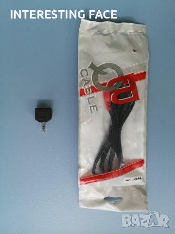 Аудио кабел с преходник, снимка 2 - Други - 43630163