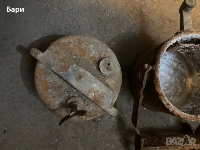 Стара миньорска лампа, снимка 16 - Други ценни предмети - 39279618