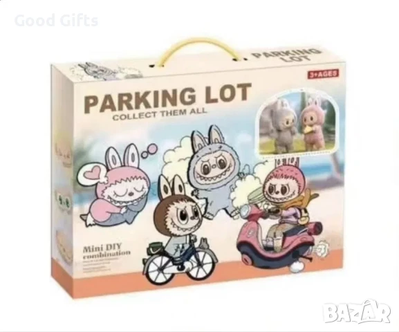 Паркинг писта с коли Лабубу, Labubu, снимка 2 - Коли, камиони, мотори, писти - 51271721