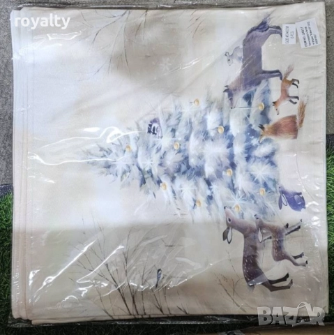 Коледни декоративни калъфки за възглавници – 7 уникални празнични дизайна, 45×45 см - 6бр в комплект, снимка 13 - Други стоки за дома - 52121831