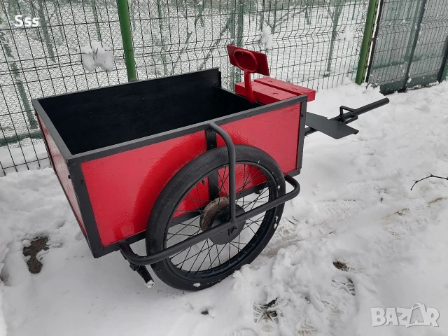 Ремарке за мотофреза със спирачки , снимка 3 - Градинска техника - 53051571