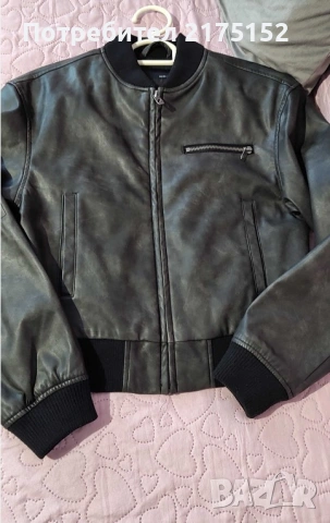 яке изкуствена кожа, снимка 3 - Якета - 53494257