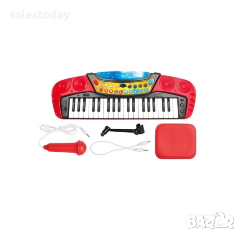 Пиано с микрофон и столче, Йоника , снимка 3 - Музикални играчки - 52520319