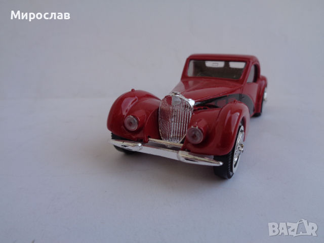 SOLIDO 1:43 BUGATTI 1939 РЕТРО МОДЕЛ КОЛИЧКА ИГРАЧКА, снимка 2 - Колекции - 44891947
