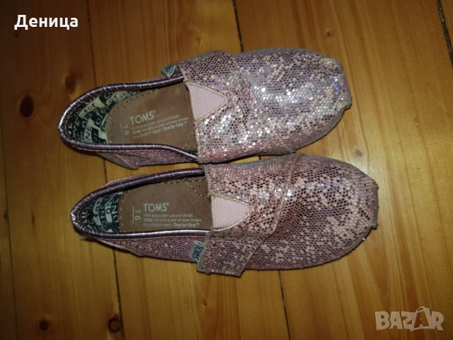 Розови обувки Томs 21 номер, снимка 2 - Детски обувки - 28216460