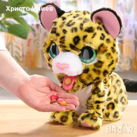 Интерактивена Плюшена играчка Коте леопард със звуци и движения FurReal Friends Hasbro Оригинална, снимка 2 - Плюшени играчки - 39371896