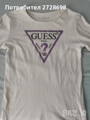 Блуза с дълъг ръкав Guess, тениска Guess, снимка 1 - Тениски - 39847837