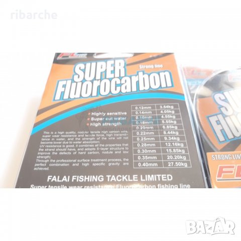 флуорокарбон FL SUPER FLUOROCARBON - 100м-200м, снимка 2 - Такъми - 26498061