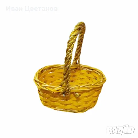 Декоративна плетена кошница за Великден