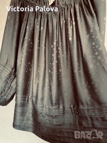 Прекрасна копринена блуза STAR JAQUARD, снимка 6 - Блузи с дълъг ръкав и пуловери - 27208543