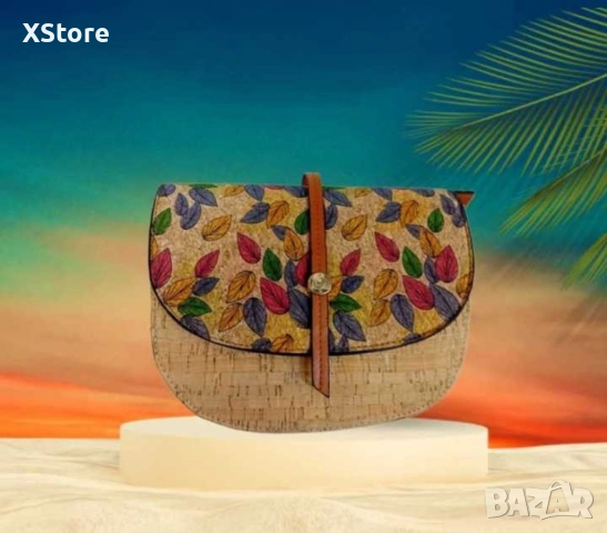 Интересна дамска чанта на листа, снимка 3 - Чанти - 52583533