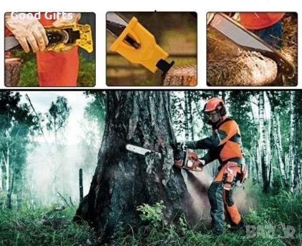 Уред за заточване на верига на резачка, Заточване на острие на верижен трион