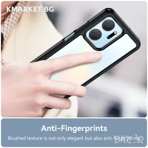 Honor X7A Силиконов Калъф Transparent TPU и Протектор, снимка 7 - Калъфи, кейсове - 48999219