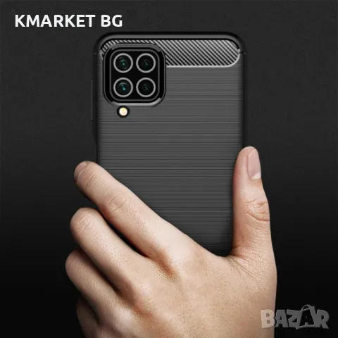 Samsung Galaxy M32 Удароустойчив Carbon Fiber Калъф и Протектор, снимка 9 - Калъфи, кейсове - 48490838