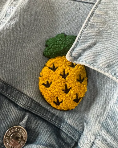 Дънково яке с плодове, снимка 2 - Детски якета и елеци - 47327417