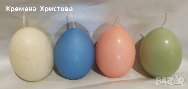 Свещ -яйчице, снимка 1 - Декорация за дома - 43970195