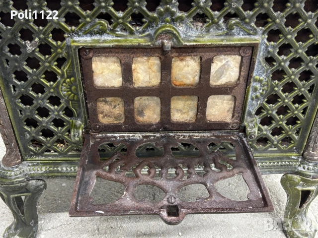 Антична чугунена печка / котлон – винтидж декор, снимка 6 - Печки, фурни - 50739322