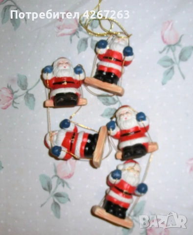 Коледна, новогодишна украса, дядо Мраз, дядо Коледа