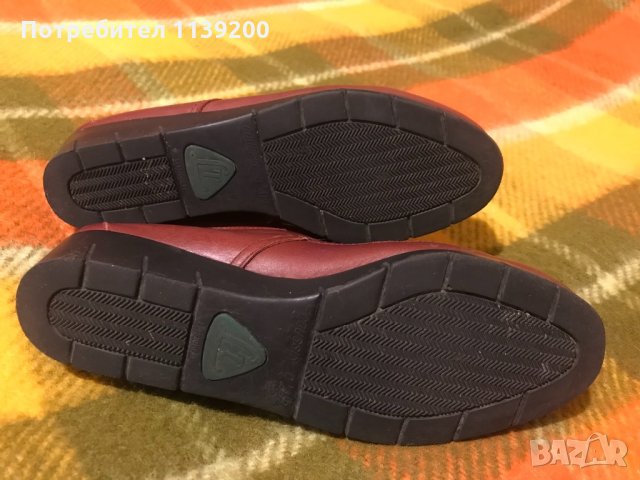 Luxat пролет есен френски обувки естествена кожа бордо удобни 38 , снимка 3 - Дамски ежедневни обувки - 34865635