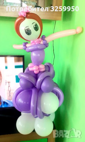 Фигури от балони ,украси , снимка 2 - Декорация - 35150714