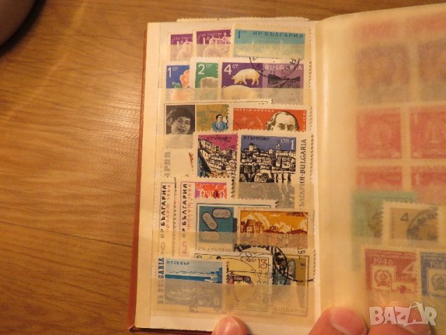 Колекция от 150 стари пощенски марки - кафява корица - птици, кучета, цветя, красиви местности, снимка 9 - Филателия - 40792317