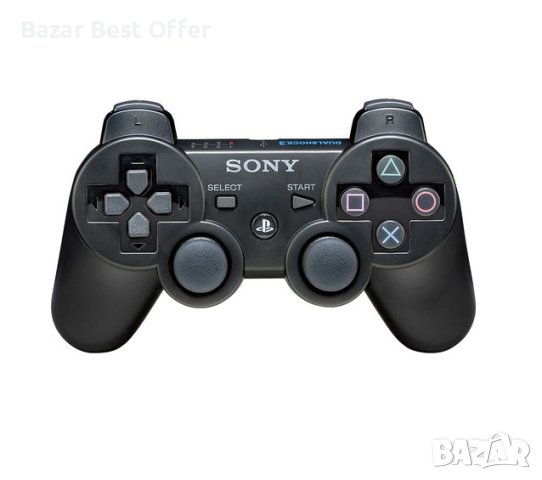 PS3 Dualshock - Безкабелен вибриращ джойстик-контролер Плейстейшън, снимка 1 - PlayStation конзоли - 43242644