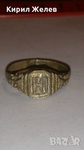 Интересен пръстен сачан ръчна изработка -66801, снимка 2 - Антикварни и старинни предмети - 28875610