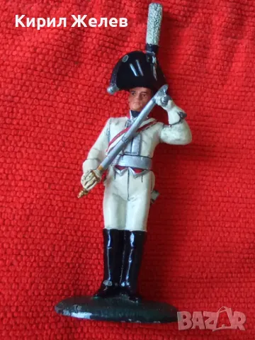 del Prado collection СТАР ОЛОВЕН ВОЙНИК ОЛОВНА ФИГУРКА ВОЙНИЧЕ РЪЧНО ОЦВЕТЕНО РЯДКО 42719, снимка 13 - Колекции - 46961510