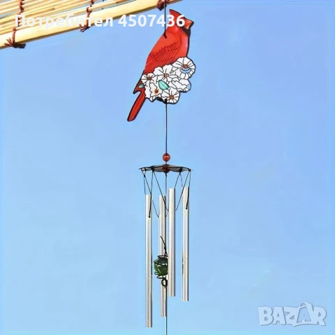 Красиви,Декоративни вятърни камбанки "Червена Птица", снимка 4 - Декорация за дома - 50255521