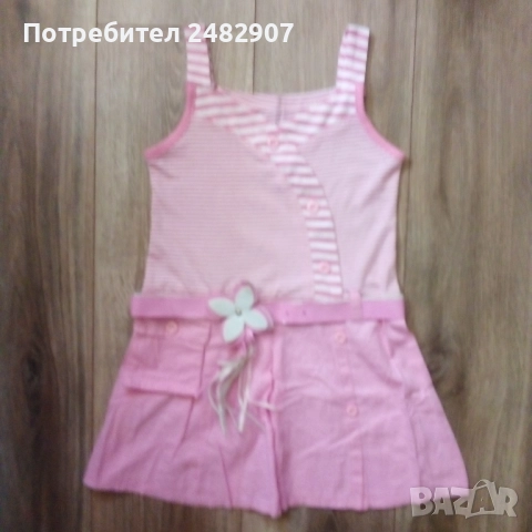 Розова детска рокля, снимка 3 - Детски рокли и поли - 51632062