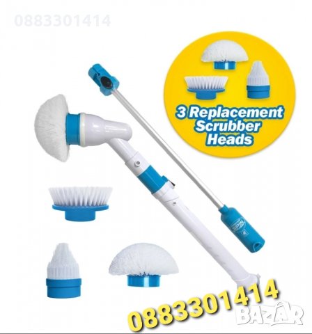 Четка за баня Електрическа четка за почистване на баня Spin Scrubber + приставки    , снимка 5 - Други стоки за дома - 30259921