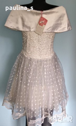 Булчинска рокля с корсет и шлейф, снимка 9 - Сватбени рокли - 15553351