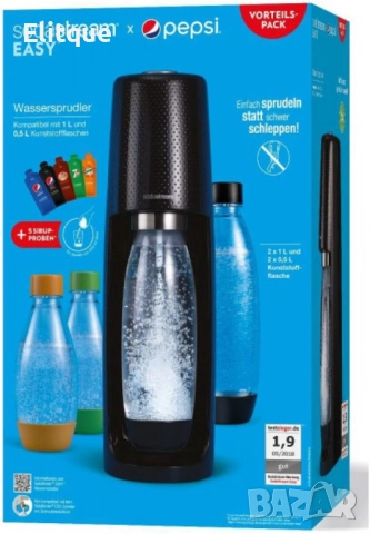 Машина за газиране на вода SodaStream Easy, снимка 6 - Друга електроника - 52744169