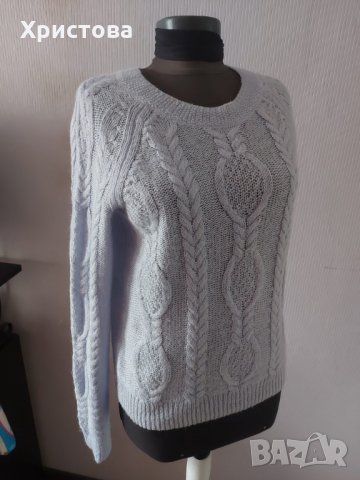 Светлосин пуловер НМ - 16,00лв., снимка 7 - Блузи с дълъг ръкав и пуловери - 32202433