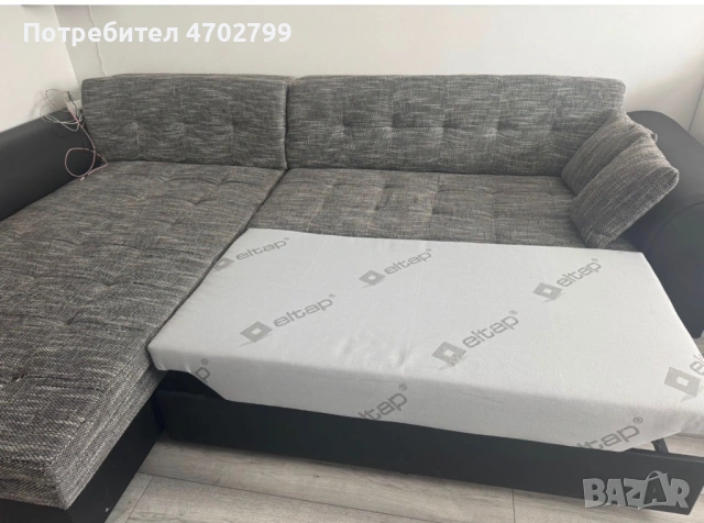 Диван ъглов 275/200, снимка 2 - Дивани и мека мебел - 53426176