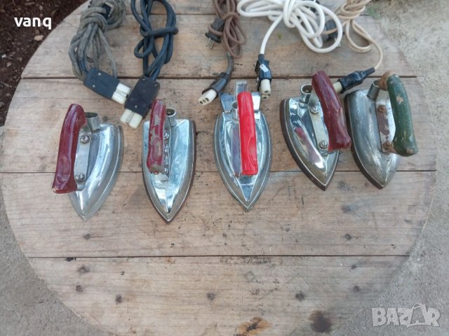 Лот стари немски електрически ютии, снимка 1