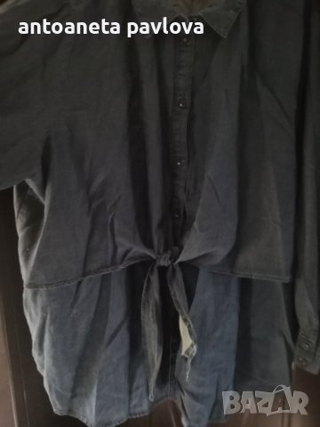 Макси дънкова риза, снимка 9 - Ризи - 44077471