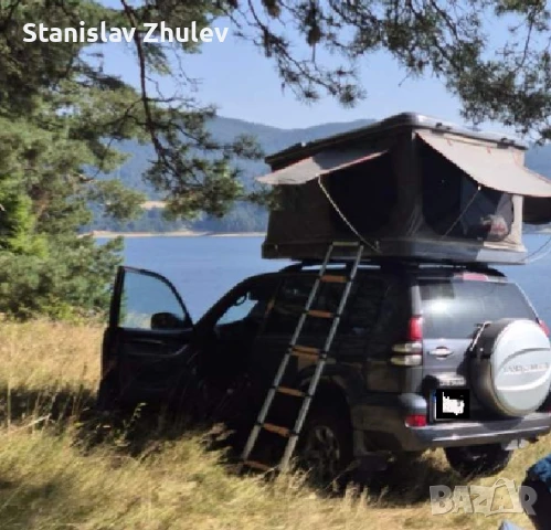 Покривна палатка 10t Leisure 140x200 – с матрак, стълба и греди, снимка 1